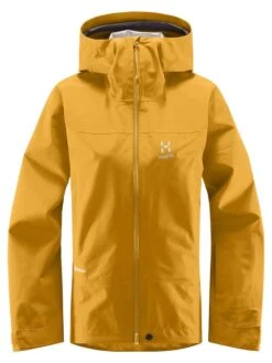 Ski-/ Snowboardjacke "Spire Alpine" In Senf -Damenbekleidung haglofs ski snowboardjacke spire alpine in senf 3