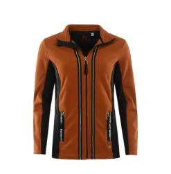 Fleecejacke In Cognac