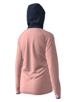 Halti Fleecejacke "Jaava" In Rosa/ Dunkelblau -Damenbekleidung halti fleecejacke jaava in rosa dunkelblau 3