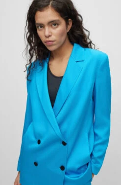 Hugo Blazer 'Aboma' Hellblau (435) -Damenbekleidung hugo blazer aboma hellblau 435 4