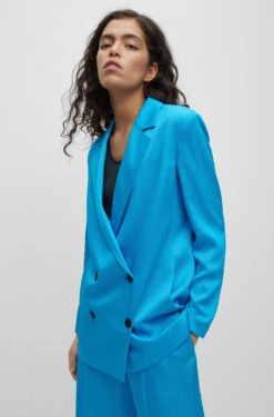 Hugo Blazer 'Aboma' Hellblau (435) -Damenbekleidung hugo blazer aboma hellblau 435 5