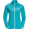 Jack Wolfskin Fleecejacke Active Tongari In Azurblau -Damenbekleidung jack wolfskin fleecejacke active tongari in azurblau