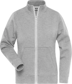 James & Nicholson Jacke Doubleface -Solid- Grey Heather