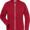 James & Nicholson Jacke Doubleface -Solid- RED -Damenbekleidung james and nicholson jacke doubleface solid red