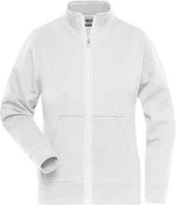 James & Nicholson Jacke Doubleface -Solid- White