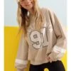 Sweatshirt In Hellbeige -Damenbekleidung jumeon sweatshirt in hellbeige