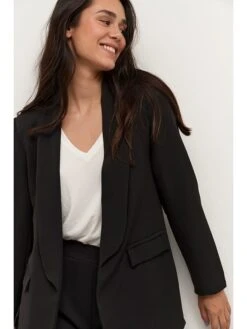 Kaffe Blazer In Schwarz -Damenbekleidung kaffe blazer in schwarz 4