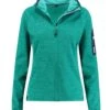 Fleece-Jacke In Grün -Damenbekleidung kaikkialla fleece jacke in grun