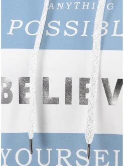 Key Largo Hoodie "Possilbe" In Hellblau -Damenbekleidung key largo hoodie possilbe in hellblau 2