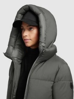 Khujo Mantel ANIVA2 In Dunkeloliv -Damenbekleidung khujo mantel aniva2 in dunkeloliv 7