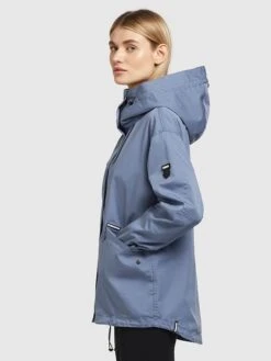 Khujo Übergangsjacke "Frips" In Hellblau -Damenbekleidung khujo ubergangsjacke frips in hellblau 3