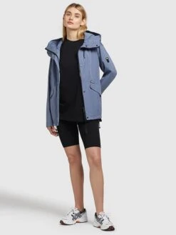 Khujo Übergangsjacke "Frips" In Hellblau -Damenbekleidung khujo ubergangsjacke frips in hellblau 4