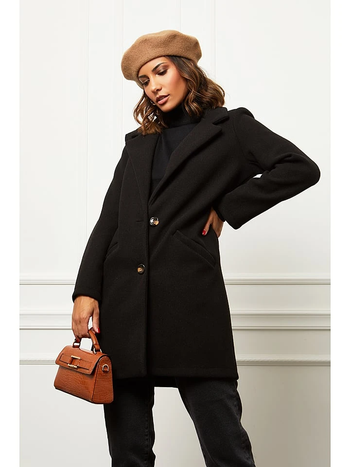 Mantel In Schwarz 4 Mantel In Schwarz – Bild 2