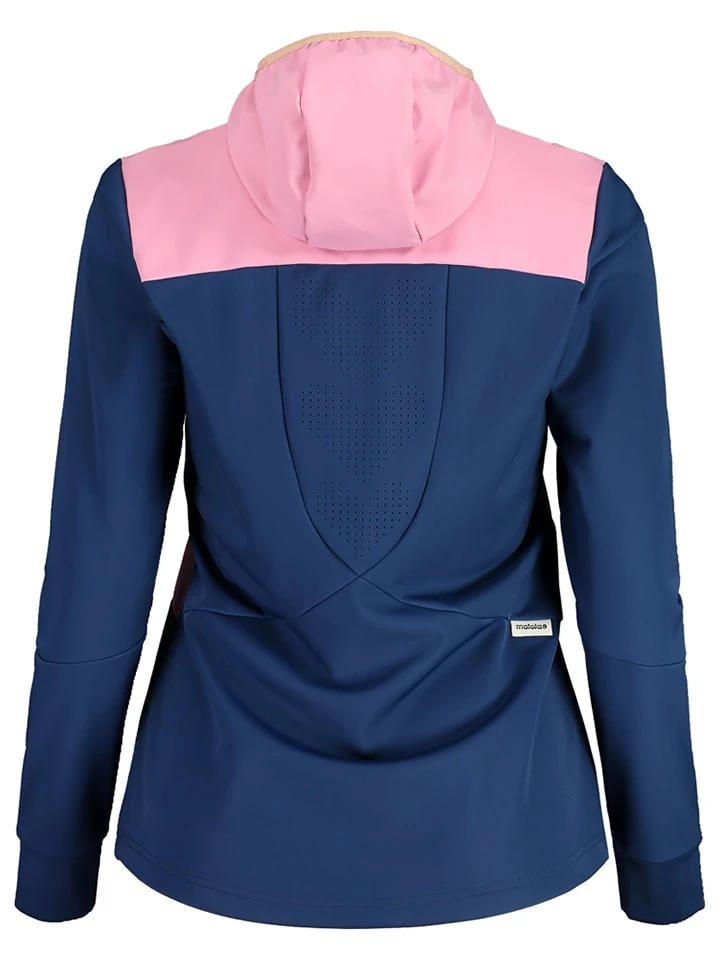 Maloja Softshelljacke "BalfiM" In Dunkelblau/ Rosa/ Petrol 4 Maloja Softshelljacke "BalfiM" In Dunkelblau/ Rosa/ Petrol – Bild 2