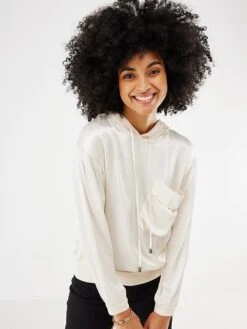MEXX Hoodie In Creme