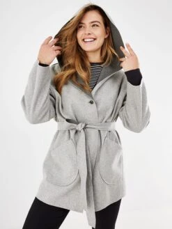 MEXX Übergangsjacke In Hellgrau -Damenbekleidung mexx ubergangsjacke in hellgrau 2