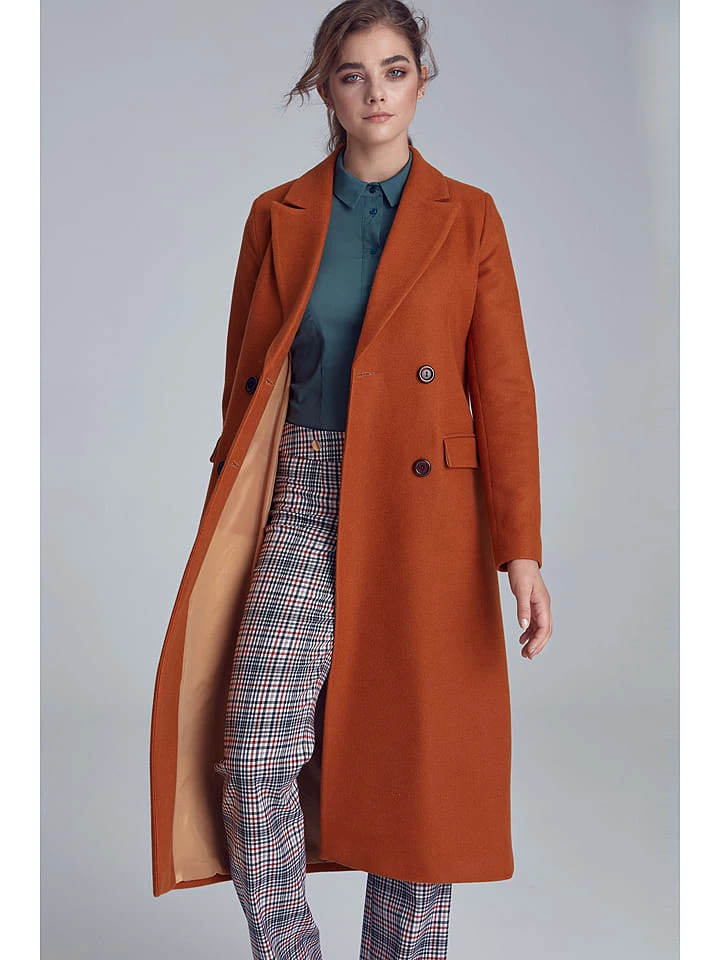 Übergangsmantel In Hellbraun 4 Übergangsmantel In Hellbraun – Bild 2