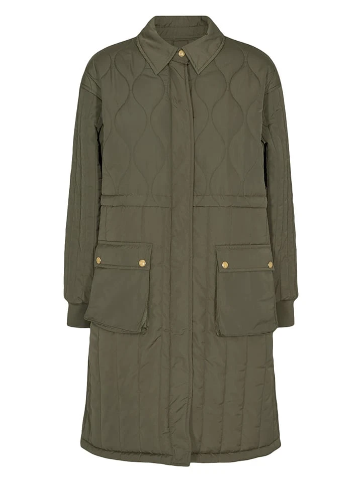 Steppmantel "Nucolombia" In Khaki 3 Steppmantel "Nucolombia" In Khaki