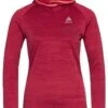Odlo Fleecepullover "Run Easy Warm" In Rot -Damenbekleidung odlo fleecepullover run easy warm in rot