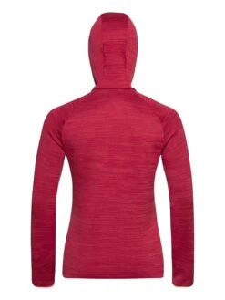 Odlo Fleecepullover "Run Easy Warm" In Rot -Damenbekleidung odlo fleecepullover run easy warm in rot 3