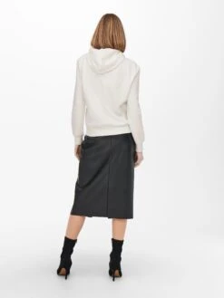 ONLY Sweatshirt Mit Kapuze Cloud Dancer -Damenbekleidung only sweatshirt mit kapuze cloud dancer 3