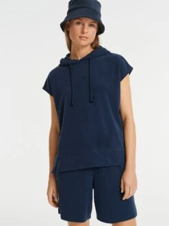 OPUS Hoodie "Guisa" In Dunkelblau