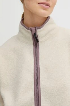 OXMO Fleecejacke In Natur -Damenbekleidung oxmo fleecejacke in natur 3