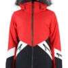 Ski-/ Snowboardjacke "Anita" In Rot/ Schwarz -Damenbekleidung peak mountain ski snowboardjacke anita in rot schwarz