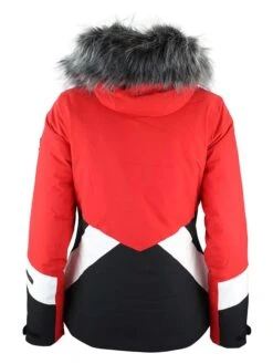 Ski-/ Snowboardjacke "Anita" In Rot/ Schwarz 8 Ski-/ Snowboardjacke "Anita" In Rot/ Schwarz -Damenbekleidung peak mountain ski snowboardjacke anita in rot schwarz 2