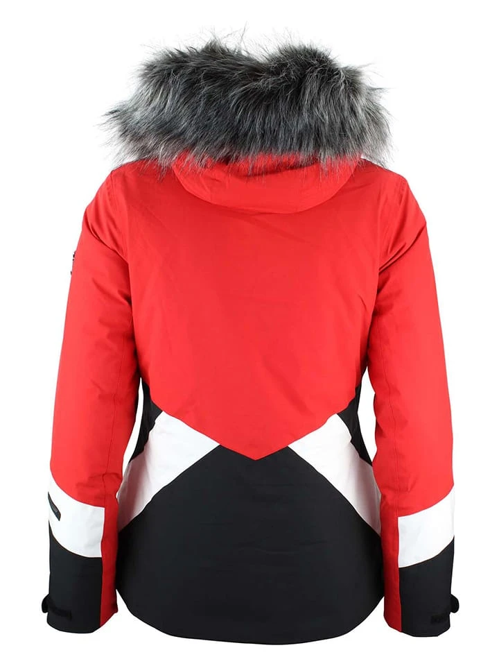 Ski-/ Snowboardjacke "Anita" In Rot/ Schwarz 5 Ski-/ Snowboardjacke "Anita" In Rot/ Schwarz – Bild 3