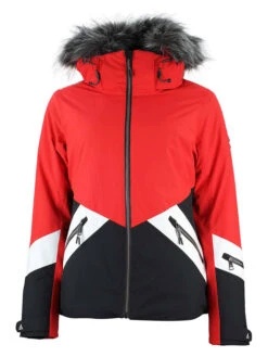 Ski-/ Snowboardjacke "Anita" In Rot/ Schwarz