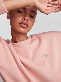 Pieces Sweatshirt "Atella" In Rosa -Damenbekleidung pieces sweatshirt atella in rosa 3
