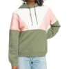 Roxy Freizeit Sweatshirts Lets Get Going Fleece Hoodie Women Green -Damenbekleidung roxy freizeit sweatshirts lets get going fleece hoodie women green