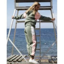 Roxy Freizeit Sweatshirts Lets Get Going Fleece Hoodie Women Green -Damenbekleidung roxy freizeit sweatshirts lets get going fleece hoodie women green 6