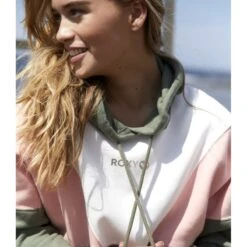 Roxy Freizeit Sweatshirts Lets Get Going Fleece Hoodie Women Green -Damenbekleidung roxy freizeit sweatshirts lets get going fleece hoodie women green 7