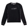 Roxy Sweatshirt "Fading" In Schwarz -Damenbekleidung roxy sweatshirt fading in schwarz