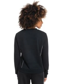 Roxy Sweatshirt "Fading" In Schwarz -Damenbekleidung roxy sweatshirt fading in schwarz 3