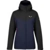 SALEWA Regenjacke Moiazza GTX In Marine -Damenbekleidung salewa regenjacke moiazza gtx in marine