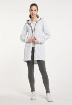 Schmuddelwedda Sweatjacke Yuka In Wollweiss Melange -Damenbekleidung schmuddelwedda sweatjacke yuka in wollweiss melange 1