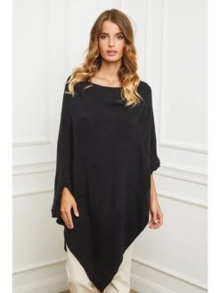 Poncho "Bali" In Schwarz