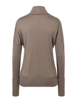 Super.natural Fleecepullover "Skiing" In Taupe -Damenbekleidung super natural fleecepullover skiing in taupe 2