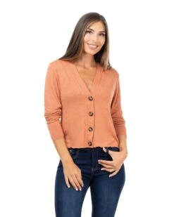 Strickjacke In Braun