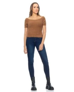 Strickpullover In Kamel -Damenbekleidung tantra strickpullover in kamel 2