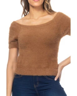 Strickpullover In Kamel -Damenbekleidung tantra strickpullover in kamel 3