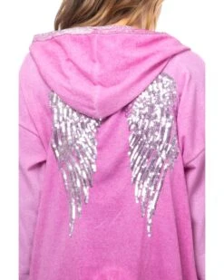 Sweatshirt In Fuchsie -Damenbekleidung tantra sweatshirt in fuchsie 2