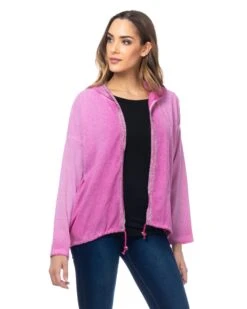 Sweatshirt In Fuchsie