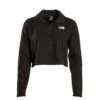 The North Face Jacke - 100 GL Crop 1/4 Zip - Black -Damenbekleidung the north face jacke 100 gl crop 1 4 zip black