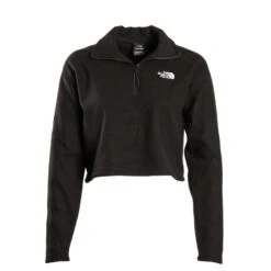 The North Face Jacke - 100 GL Crop 1/4 Zip - Black