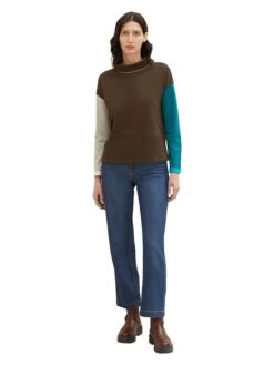 Tom Tailor Sweatshirt In Bunt -Damenbekleidung tom tailor sweatshirt in bunt 3