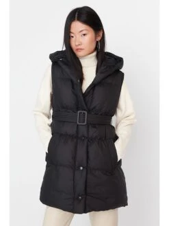 Trendyol Steppweste In Anthrazit -Damenbekleidung trendyol steppweste in anthrazit 2